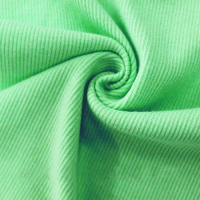 CVC Spandex Kaburga Örme Kumaş