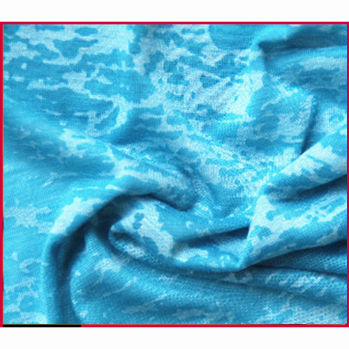 T/R Burnout Knitting Fabric