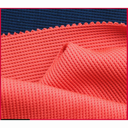 Tissu en maille de gaufre CVC