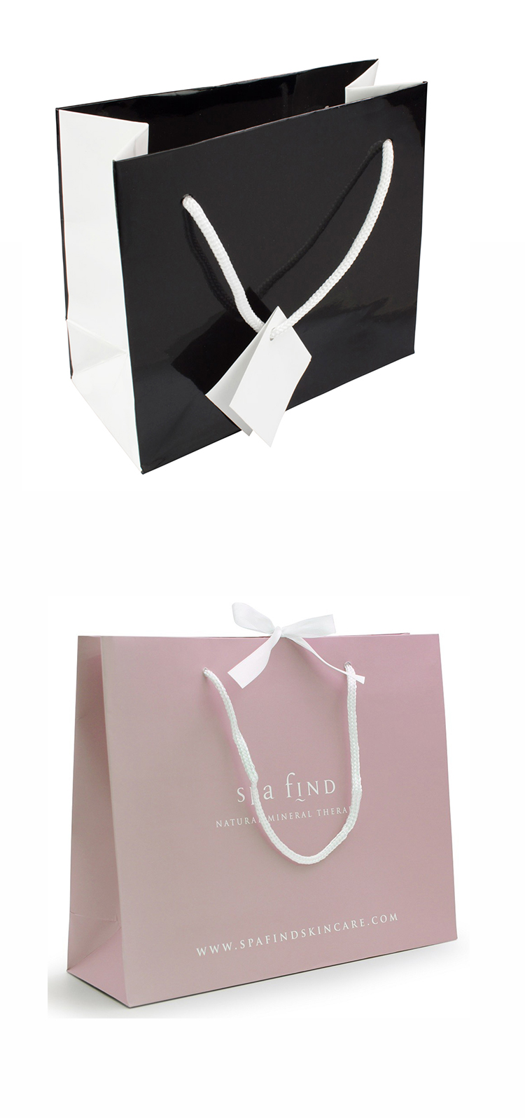 white paper bag white paper bag