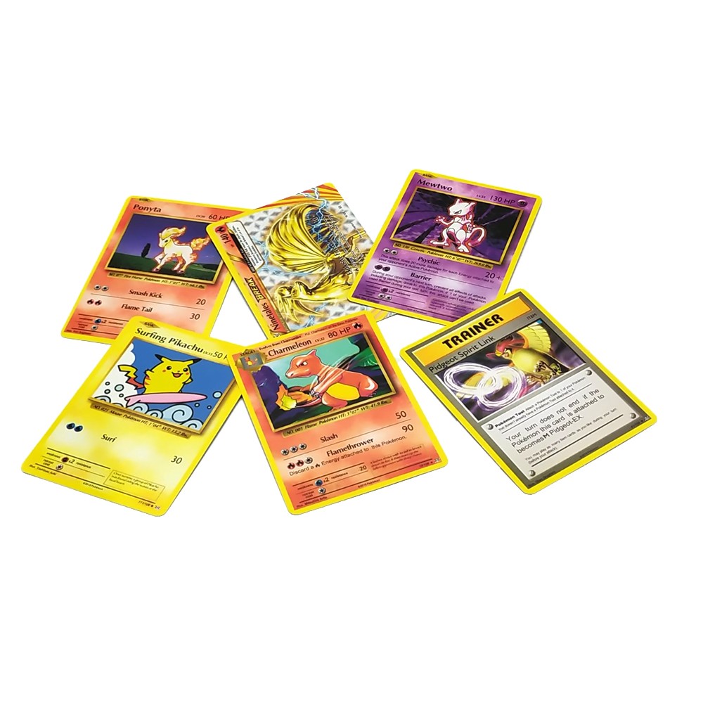 Nieuwe Pokemon-kaarten voor handelspakketten afdrukken