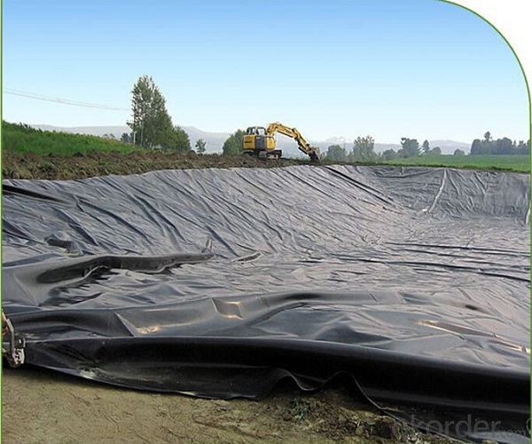 black geomembrane