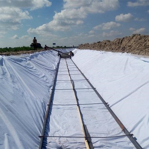 Geotextiles of Jiantong Used in a New Water Conservancy and Irrigation Project
