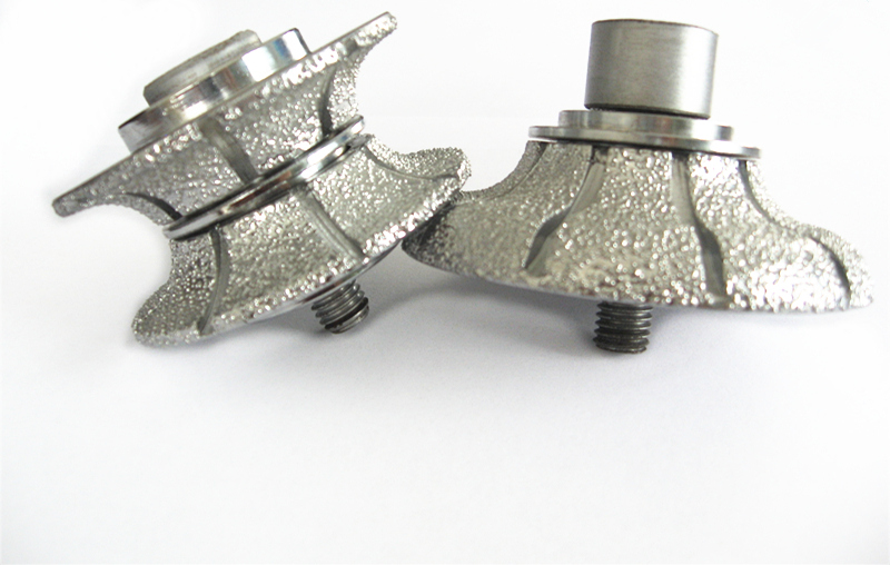 vacuum brazed diamond router bits