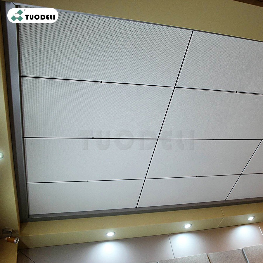 Commerical perforated Lay-in ceiling tiles