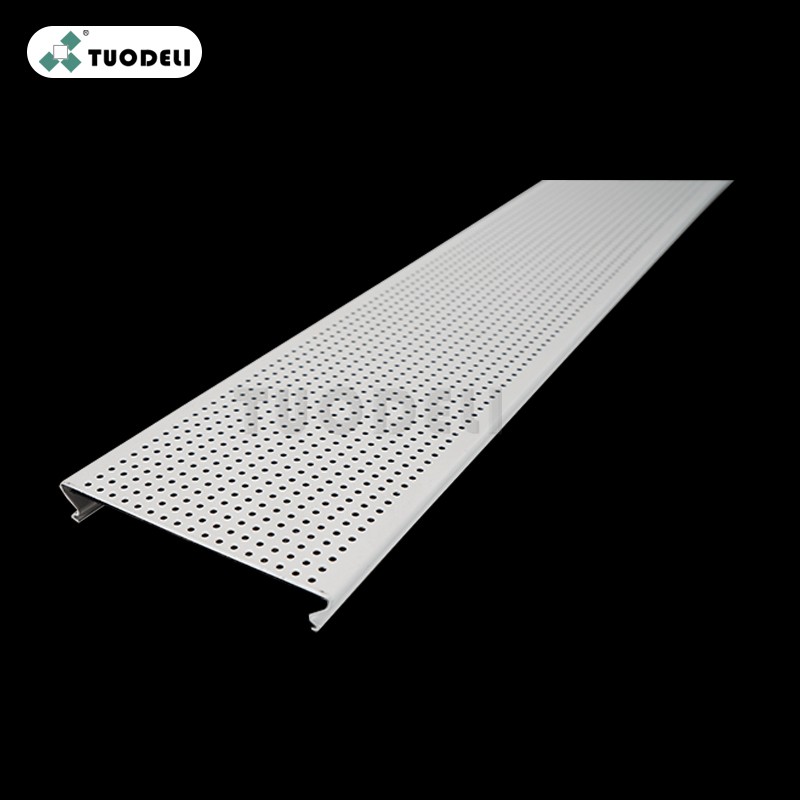 Aluminum 150mm C-shaped Closed Linear Ceiling System