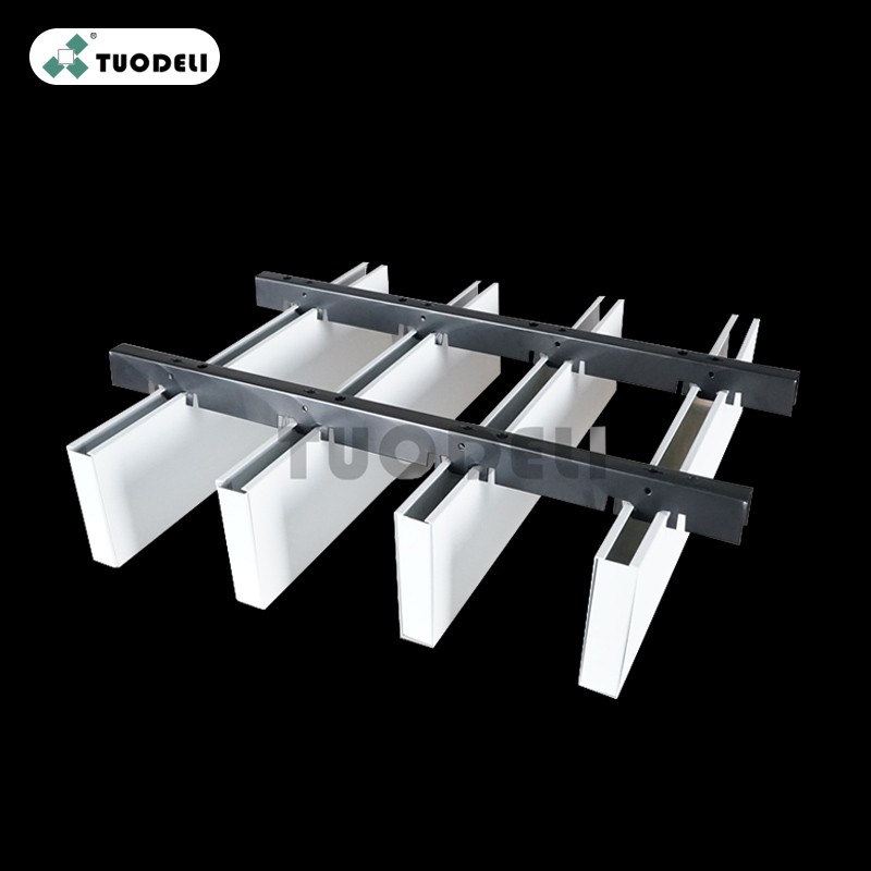 Aluminum U-shaped Baffle Ceiling System
