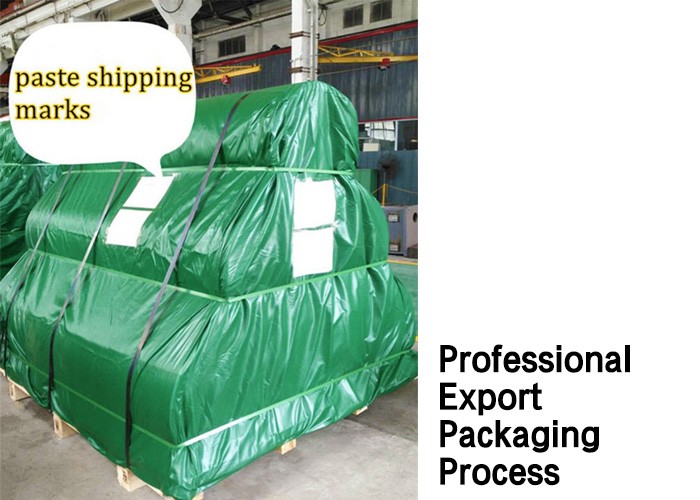 Proceso de embalaje de exportación profesional