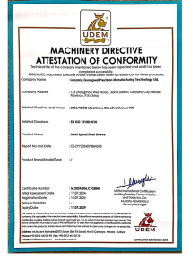 Certificação CE