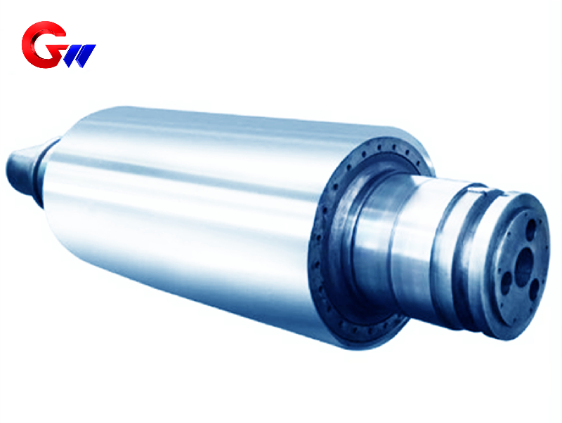 Těleso hřídele pracovního válce na straně pohonu válcovny za tepla