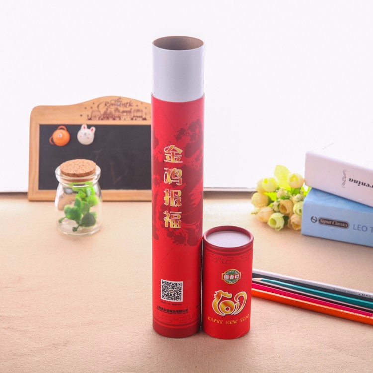 Long Wrapping Thick Paper Tubes With Lid