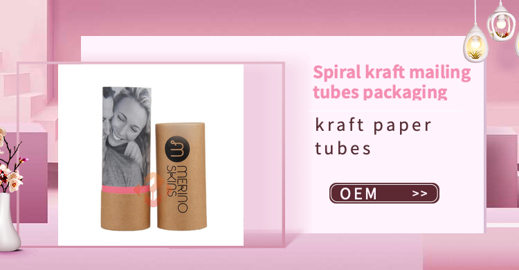 Comprar embalaje de tubos de correo Kraft en espiral