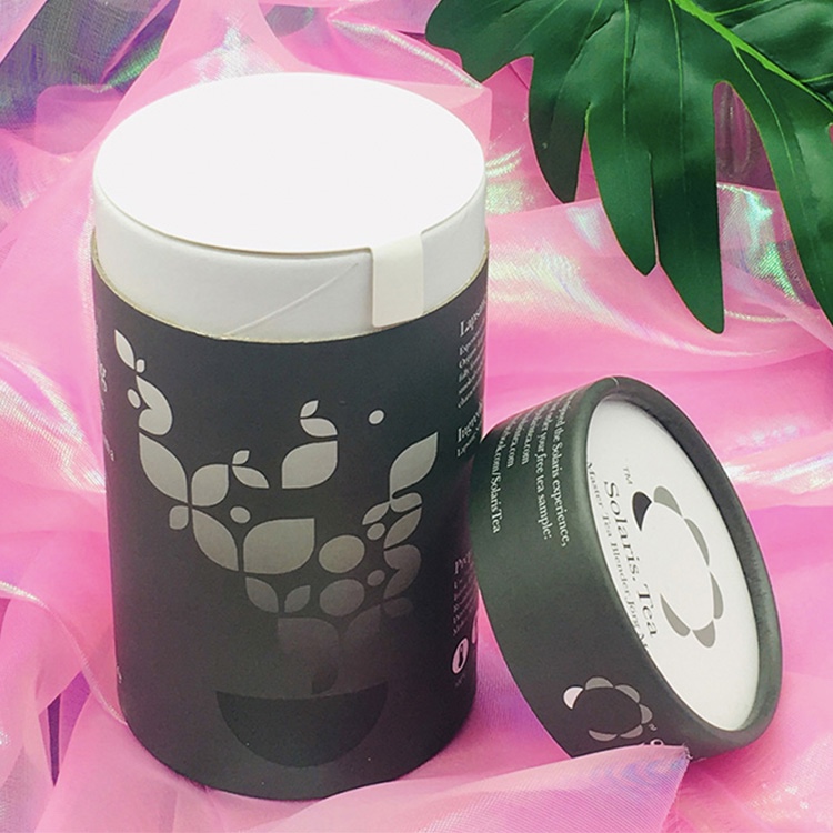 Paper tube tea packaging container