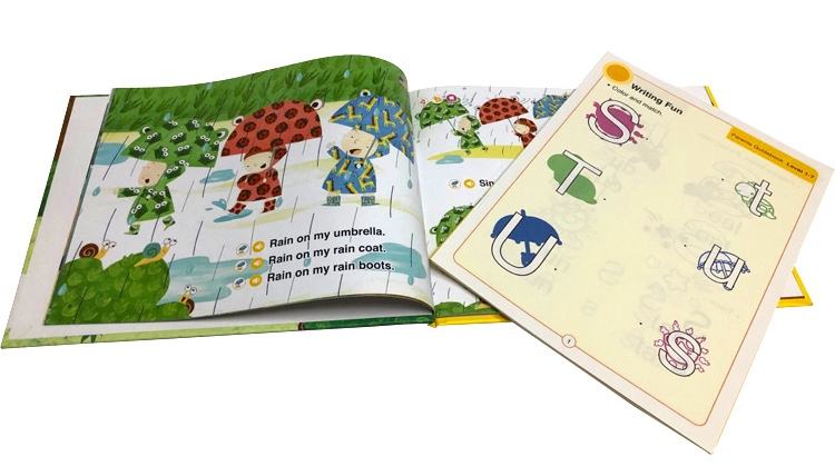 Custom High quality hardcover children education book printing with good sales