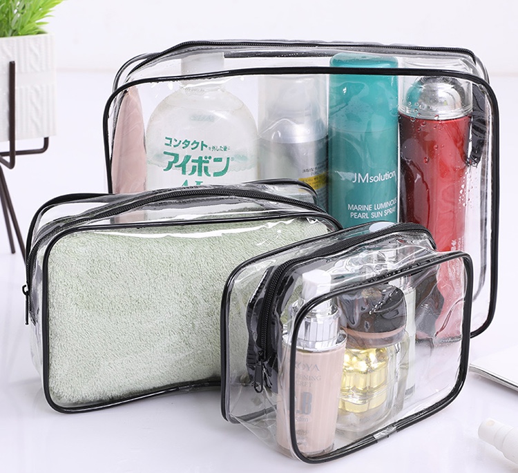 Bolsa de cosméticos impermeable bolsa de almacenamiento de bolsa de baño de fitness portátil femenina