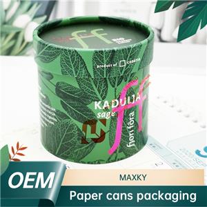 Gold hot stamping paper canister