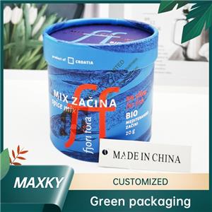 Paper cylinder containers kraft paper tube packaging