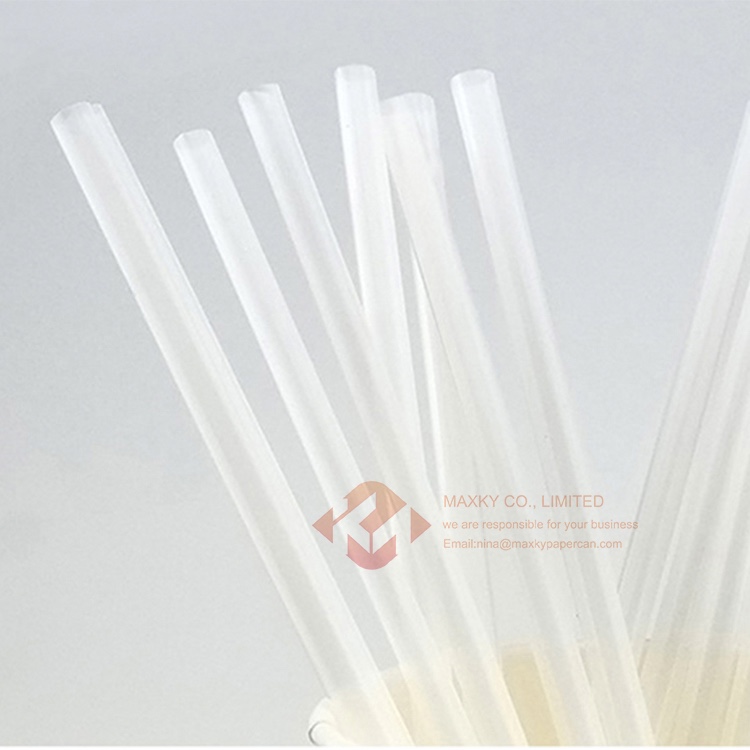 Disposable PLA straws biodegradable independent packaging drinking straws
