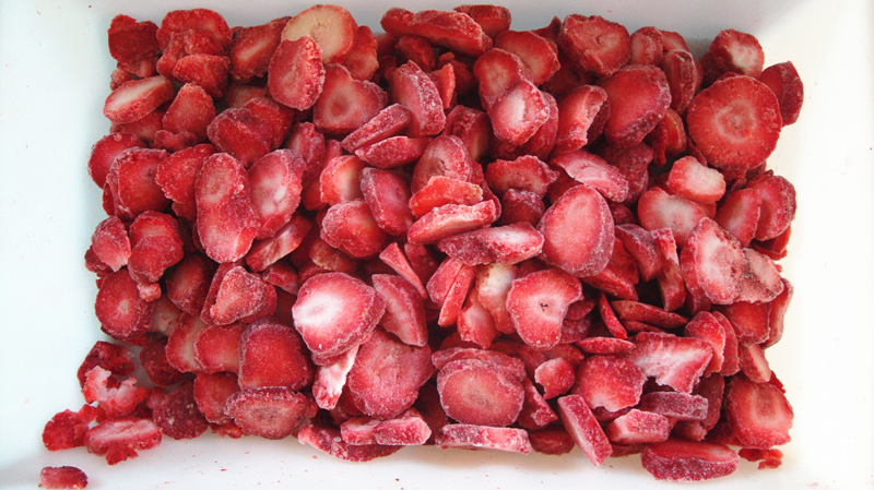 IQF Frozen Diced Strawberries