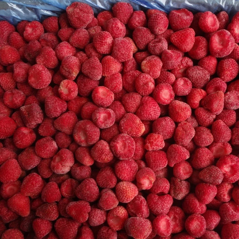 IQF Frozen Organic Diced Strawberries