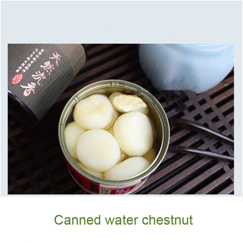 Canned water chestnut slice