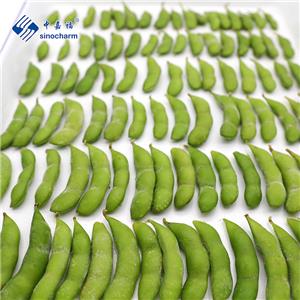 IQF Frozen Edamame With 50% Up Three Kernels In Pods