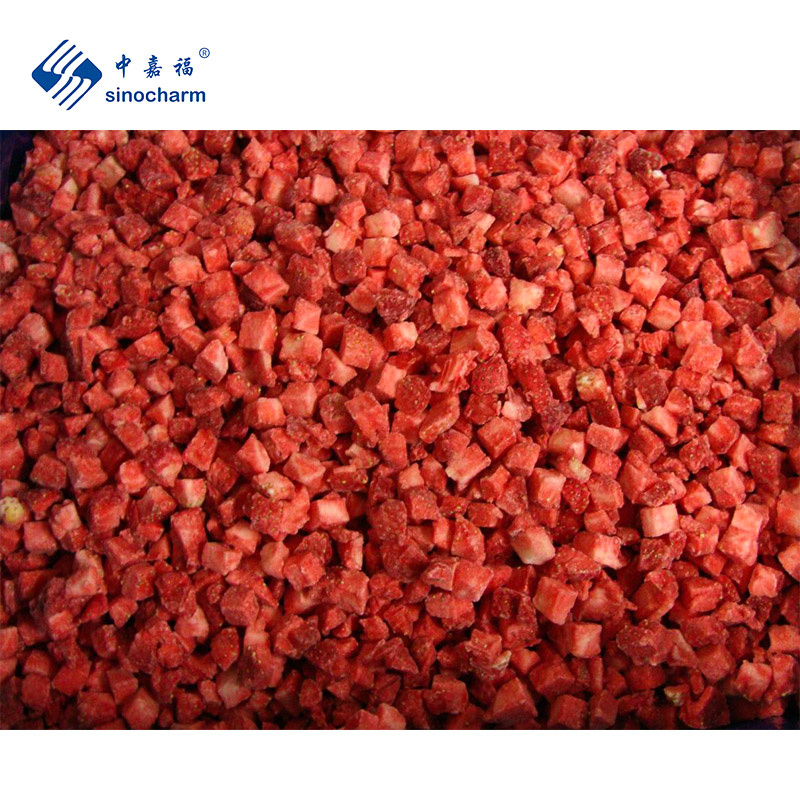 IQF Frozen Diced Strawberries