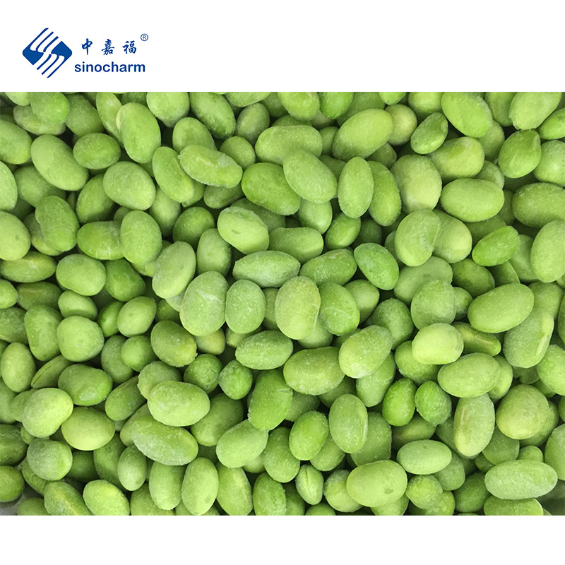 iqf frozen organic shelled edamame