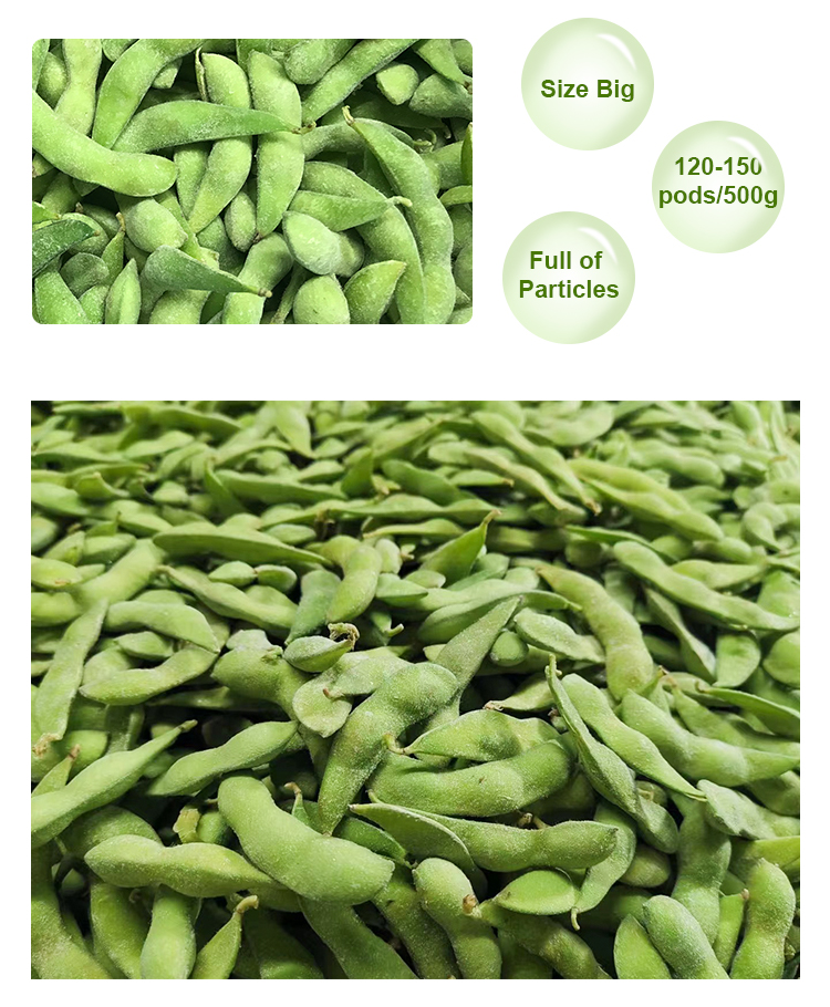 Frozen edamame beans