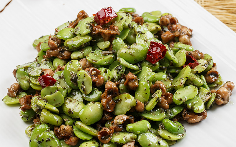 frozen broad beans