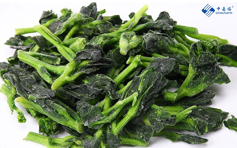 Frozen Canola Flowers