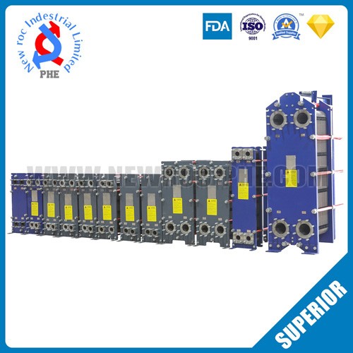 Food Industry Plate Heat Exchanger Cold Pasteurized