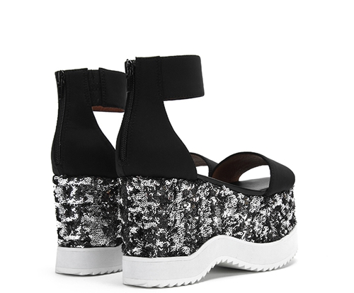 Glitter Platform Shoes