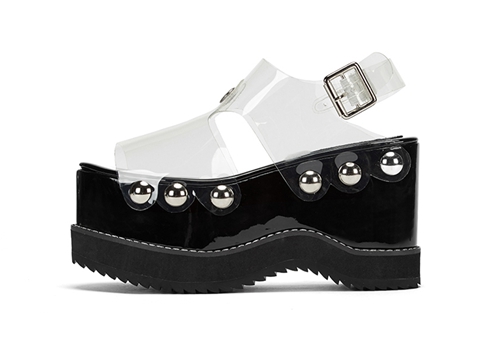 Clear TPU Platform Shoes
