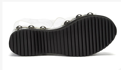 Silver Bottom Platform Shoes