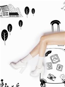 Tacones gruesos de cuero blanco