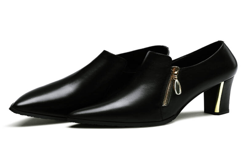 Leather shoes