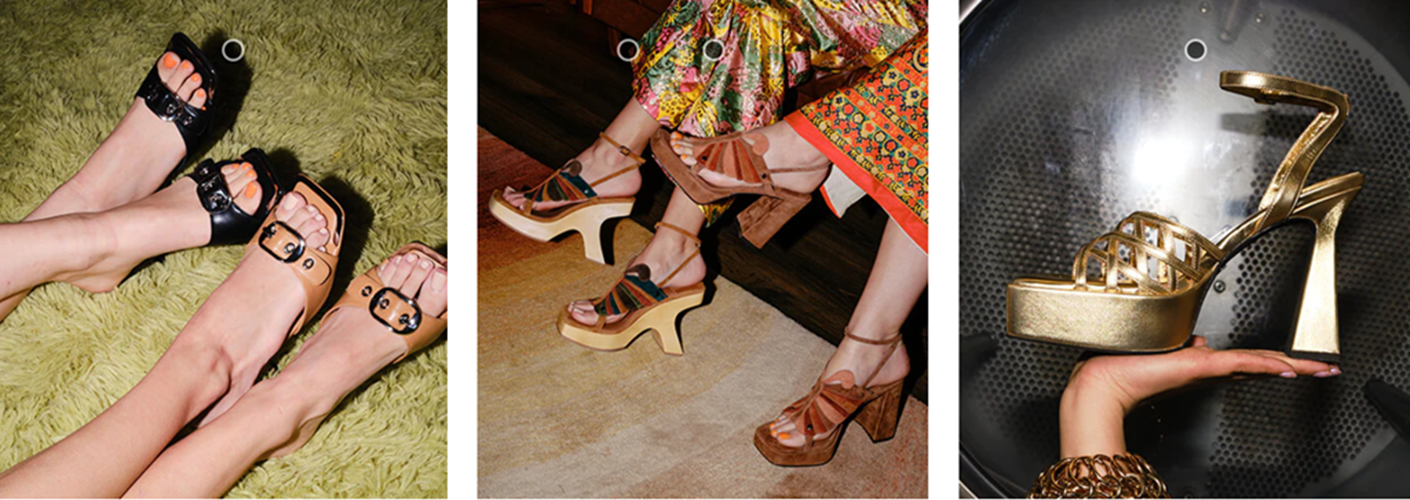Plateau-Sandalen