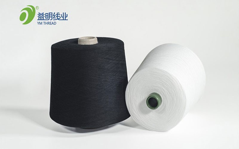 色紡滌綸紗