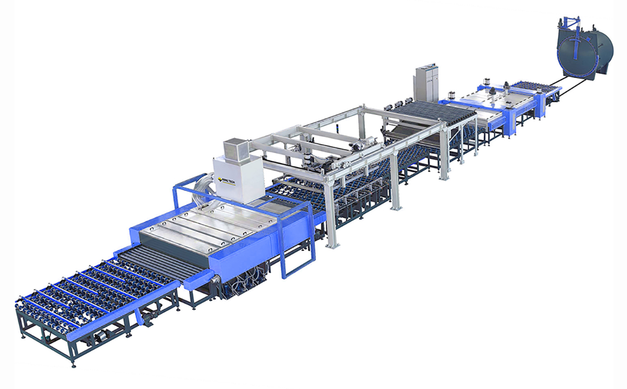 PVB laminated glass production line