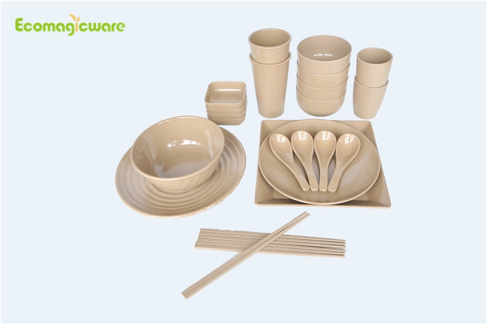 biodegradable rice husk tableware