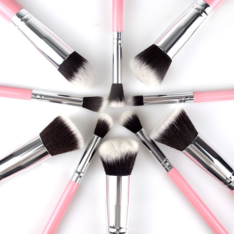 10 Pcs Kabuki Brush Cheap Cosmetics Makeup Brush Sets