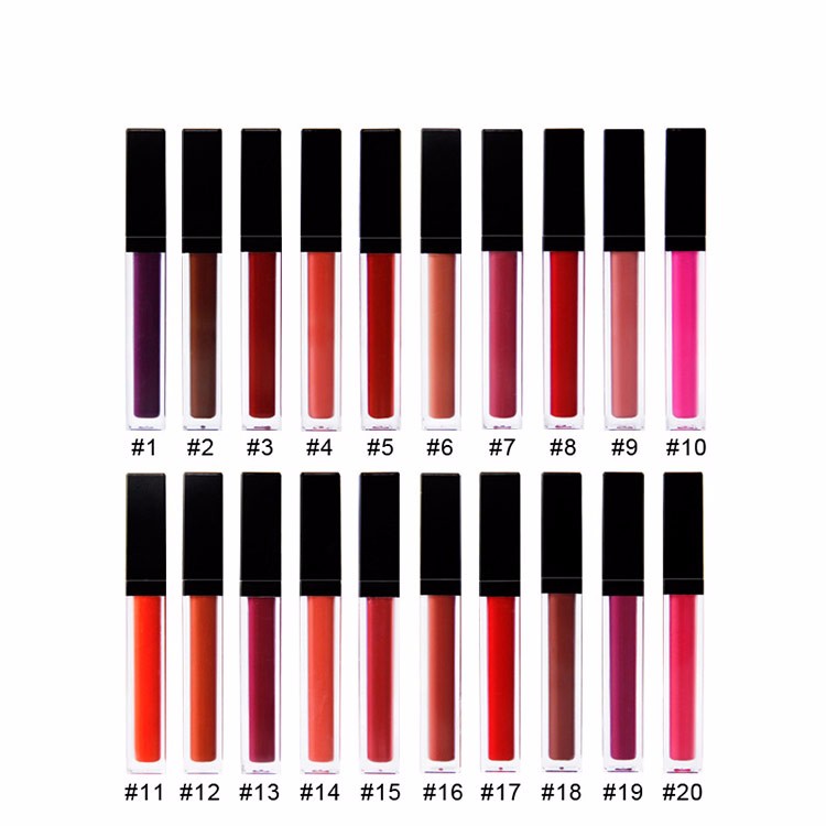 20 Colors Waterproof Velvet Matte Lipgloss
