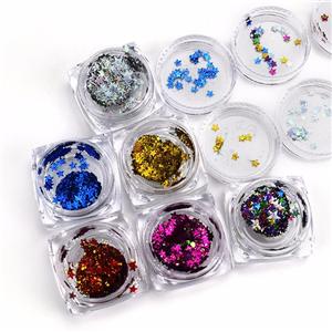 Sombra de ojos con brillo seco para maquillaje