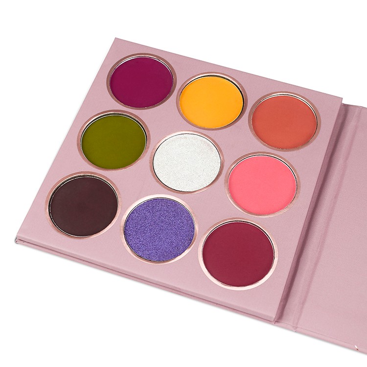 9 Color Eyeshadow Palette Private Label Colorful Eyeshadow Palette