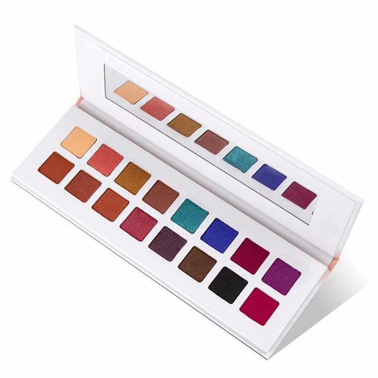 Private Label Eyeshadow Palette Makeup Shimmer And Matte Eyeshadow
