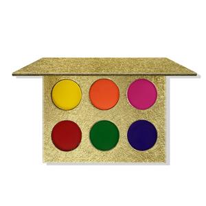 Private Label Neon Pigment Glitter Paleta da sombra