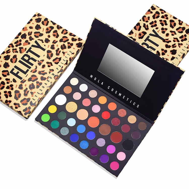 Mga Produkto ng Innovation Makeup Leopard Print Neon Eyeshadow