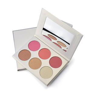 6 Color Blush And Bronzer Private Label Blush Palette
