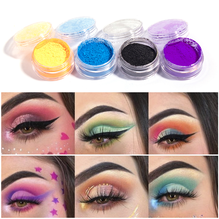 colorful eyeshadow powder